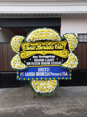 Papan Bunga Duka di Sinindian