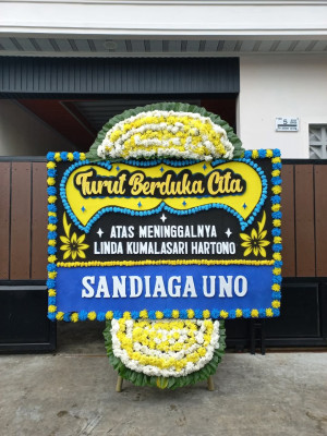 Papan Bunga Duka di Sinindian